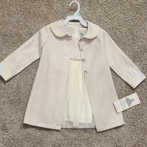 New 3T Outfit Formal Dress with matching jacket